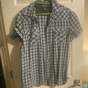 Kenneth Cole Reaction Button Up Short Sleeve